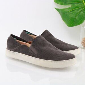 Steve Madden Womens Fayna Slip On Shoe Size 10 Gray Microfiber Casual Sneaker